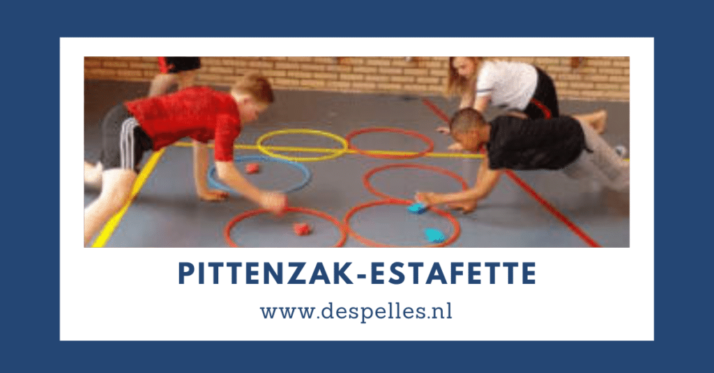 Pittenzak-Estafette in de gymles