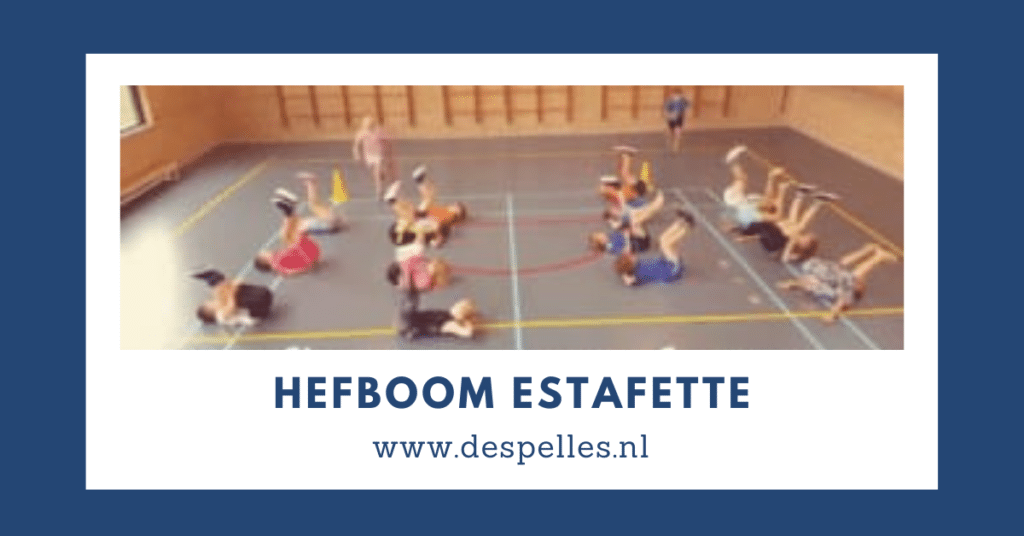 Hefboom-Estafette in de gymles