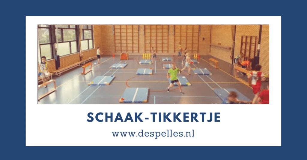 Schaak-tikkertje in de gymles