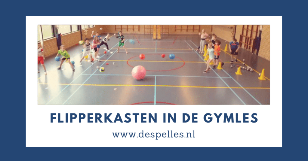 Flipperkasten in de gymles