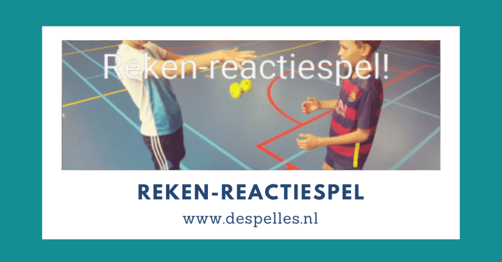 Reken-Reactiespel in de gymles