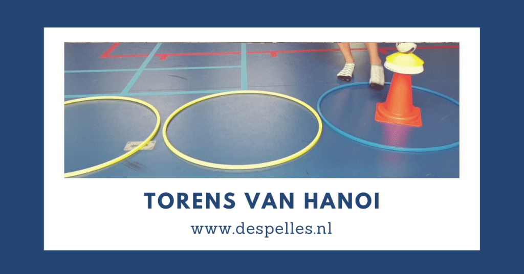 Torens van Hanoi in de gymles