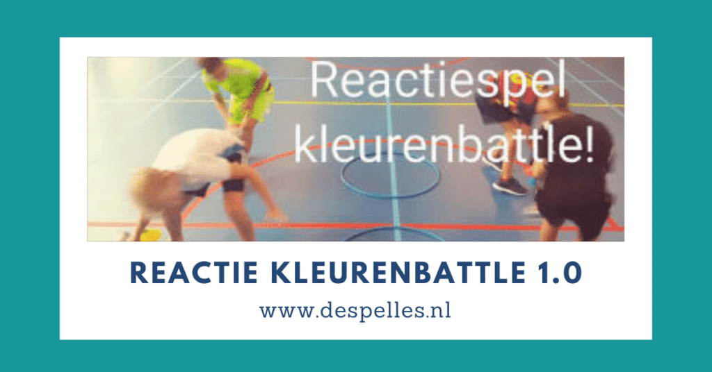 Kleurenbattle 1.0 in de gymles