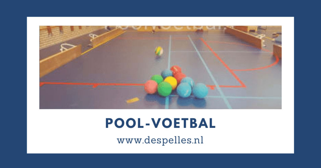 Pool-voetbal in de gymles
