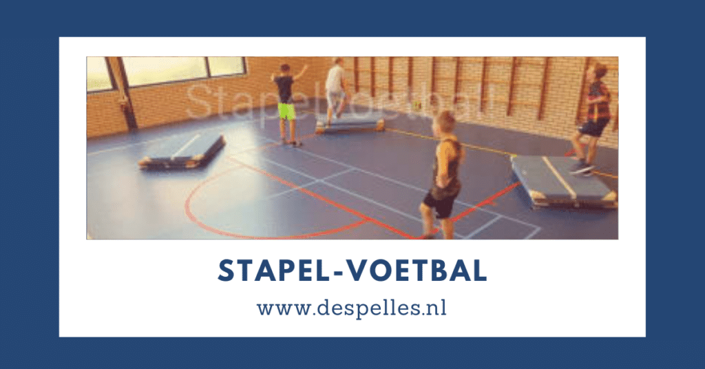 Stapelvoetbal in de gymles