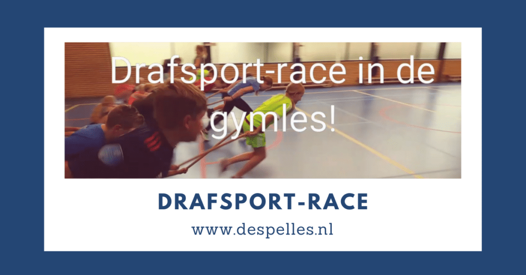 Drafsport-race in de gymles