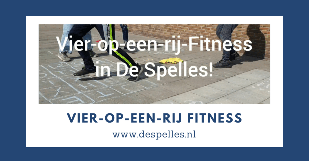Vier op een rij Fitness in de gymles