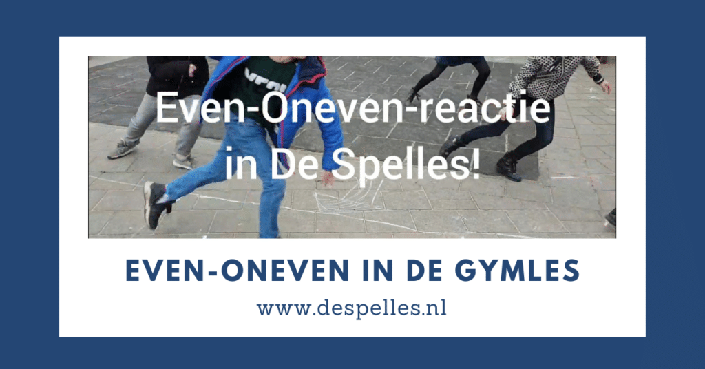 Even-Oneven reactie in de gymles