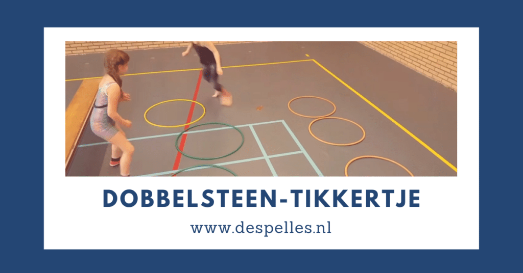 Dobbelsteen-tikkertje in de gymles