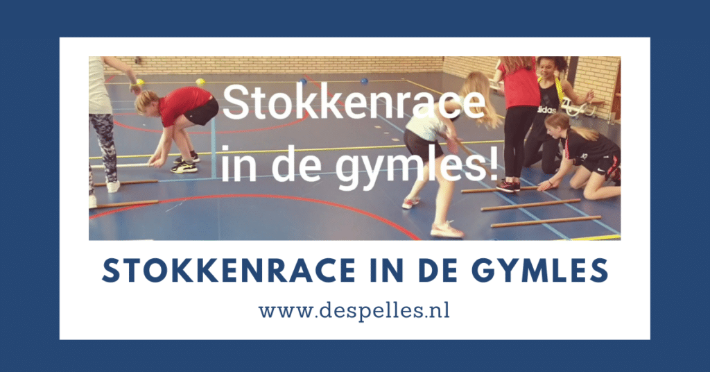 Stokkenrun in de gymles