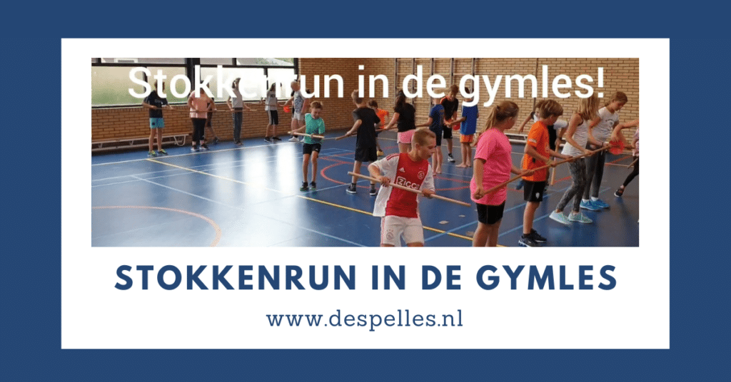 Stokkenrun in de gymles