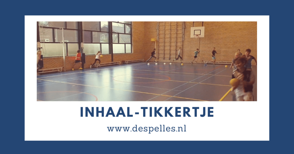 Inhaal-tikkertje in de gymles