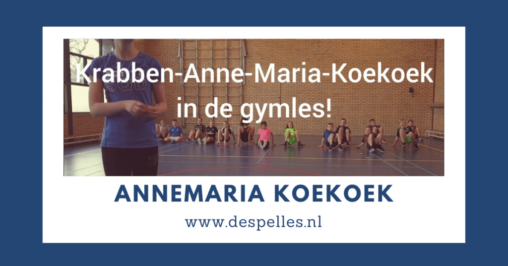 Krabben Annemaria-Koekoek in de gymles