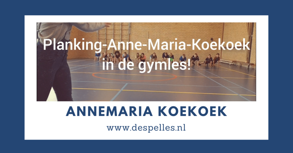 Planking Annemaria-Koekoek in de gymles