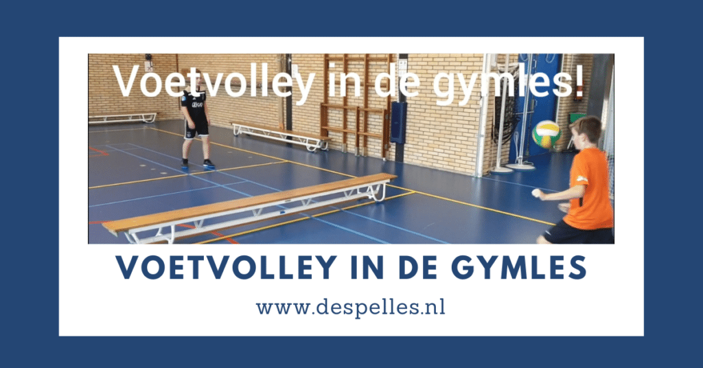 Voetvolley in de gymles