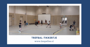 Trefbal-Tikkertje in de gymles
