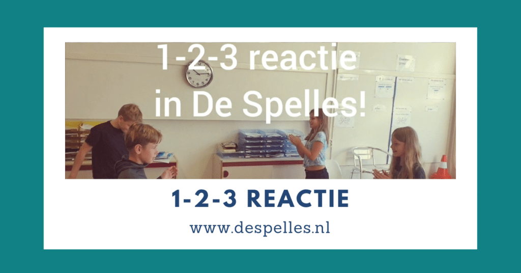 1-2-3 Reactie in de gymles