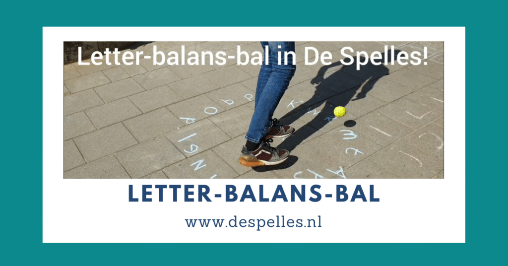 Letter-Balansbal in De Spelles