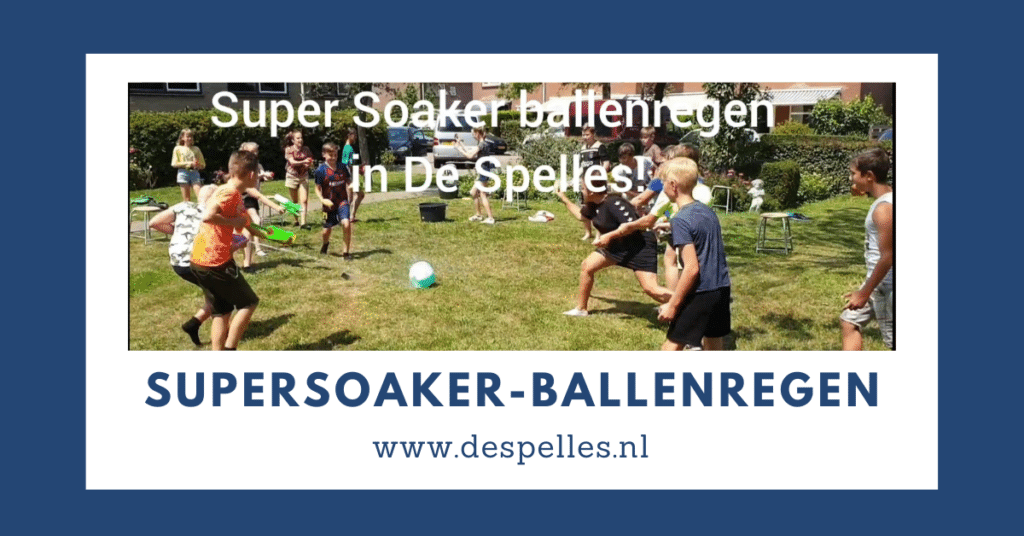 Super Soaker Ballenregen in de gymles