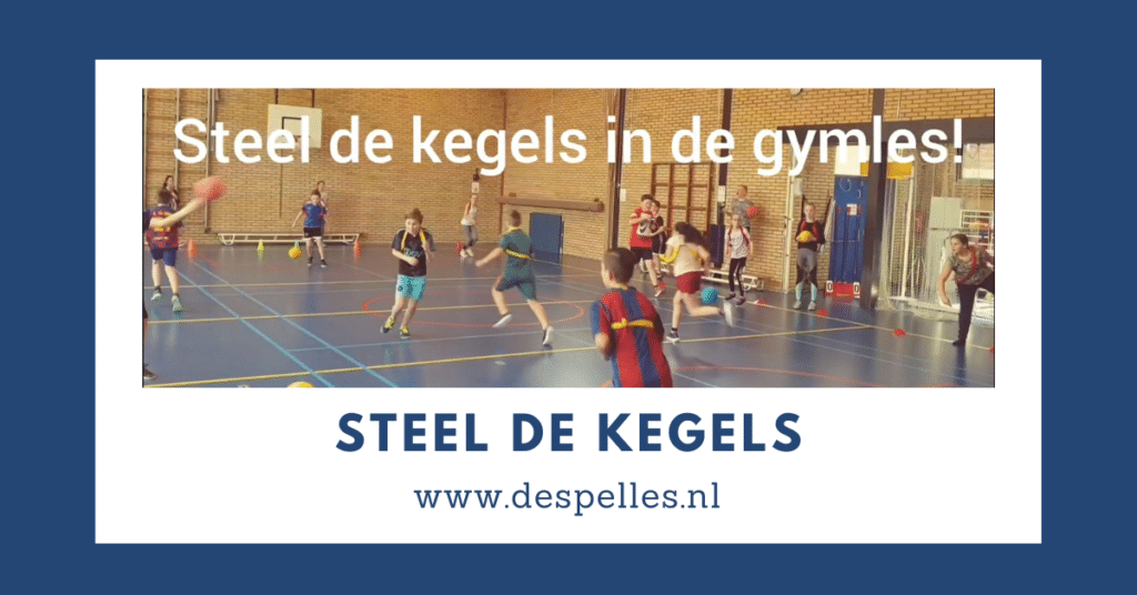 Steel de kegels in de gymles