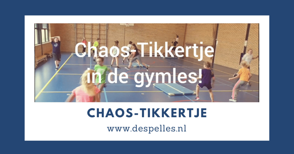 Chaos-tikkertje in de gymles