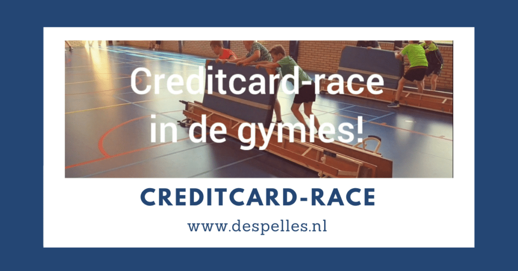 Creditcard-race in de gymles