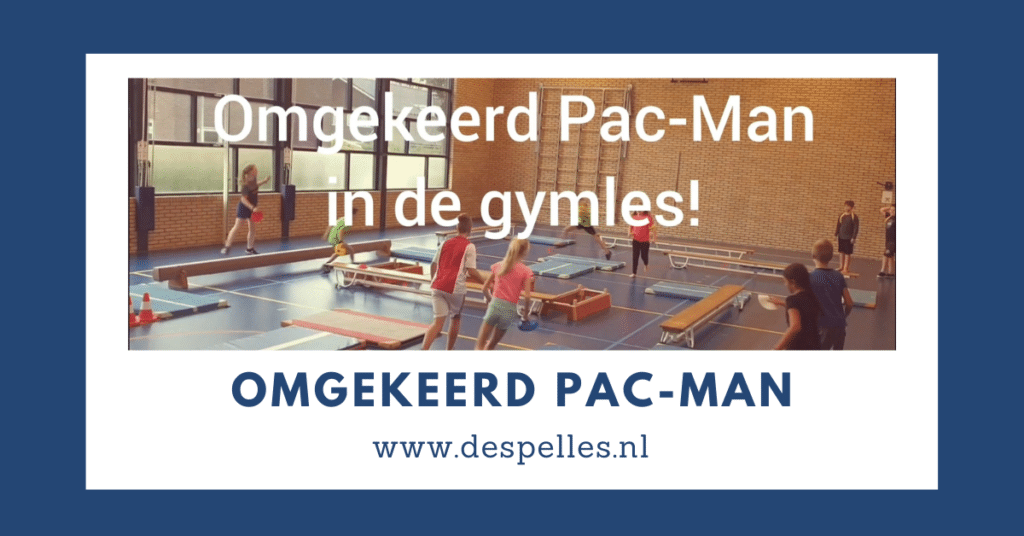 Omgekeerd Pac-Man in de gymles