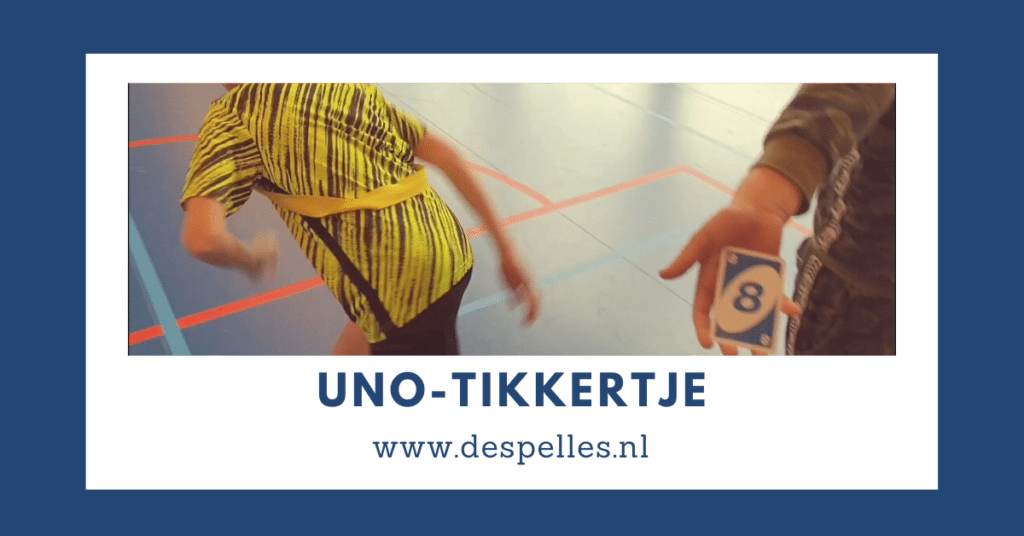 Uno-Tikkertje in de gymles
