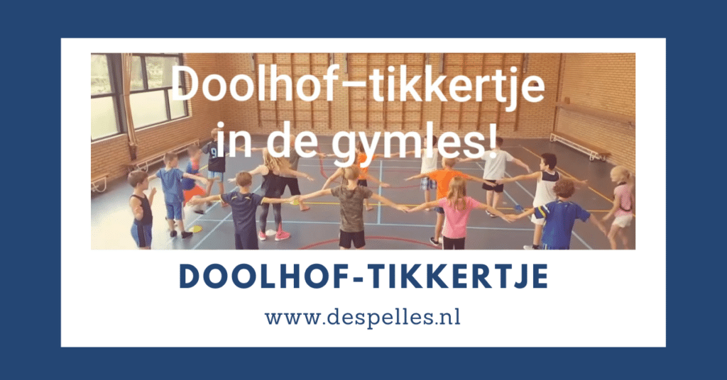 Doolhof-Tikkertje in de gymles