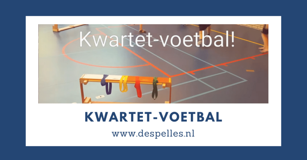 Kwartet Voetbal in de gymles