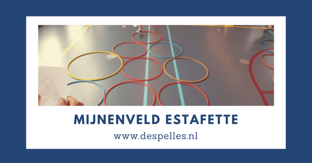 Mijnenveld Estafette in de gymles