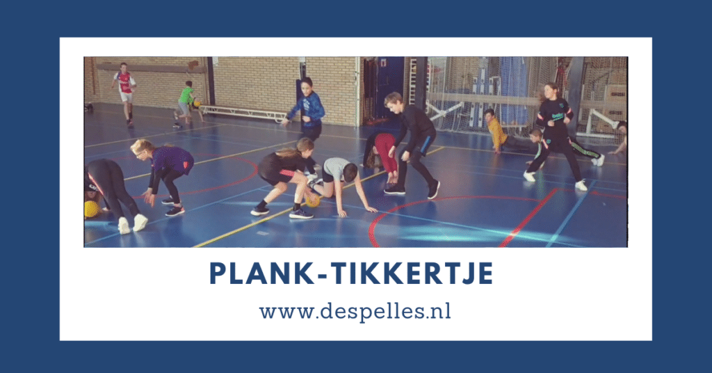Plank-Tikkertje in de gymles