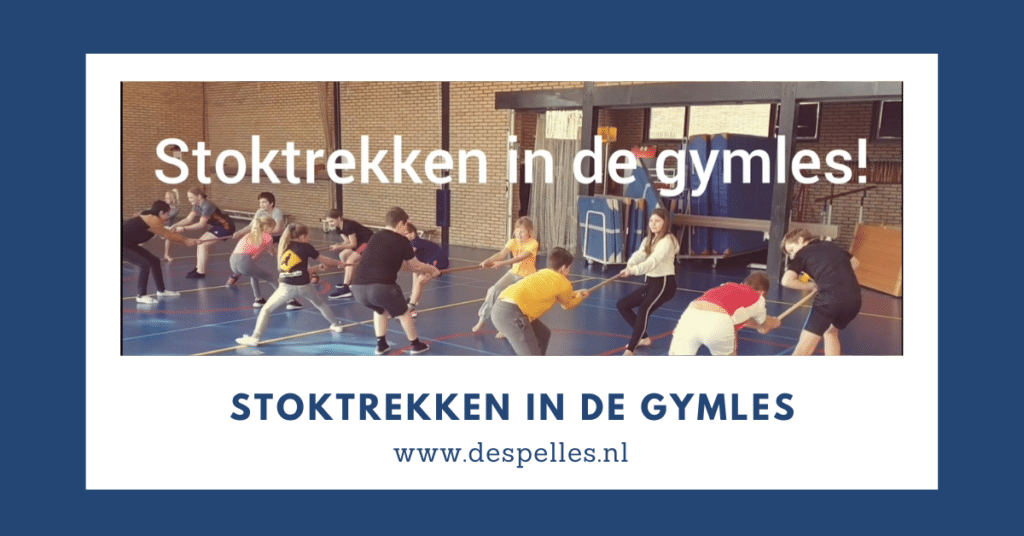 Stoktrekken in de gymles