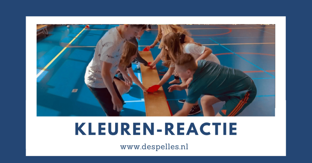 Stoelendans-Kleurenreactie in de gymles