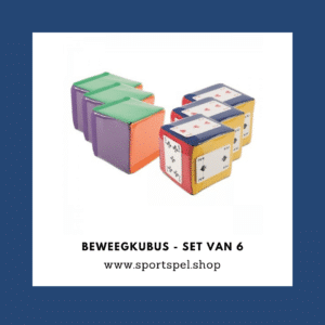 Beweegkubus - Set van 6