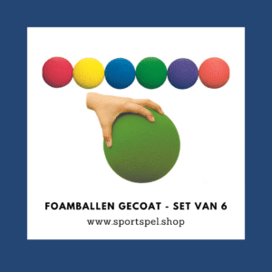 Foamballen gecoat - set van 6