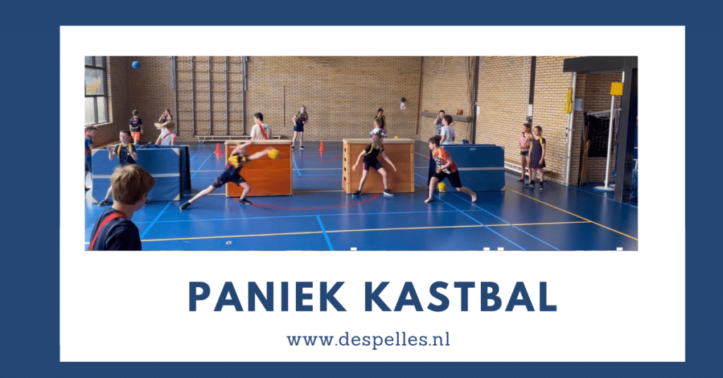 Paniek Kastbal in de gymles