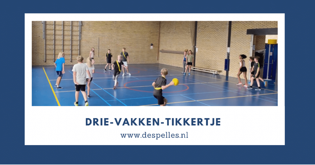 Drie-Vakken-Tikkertje in de gymles