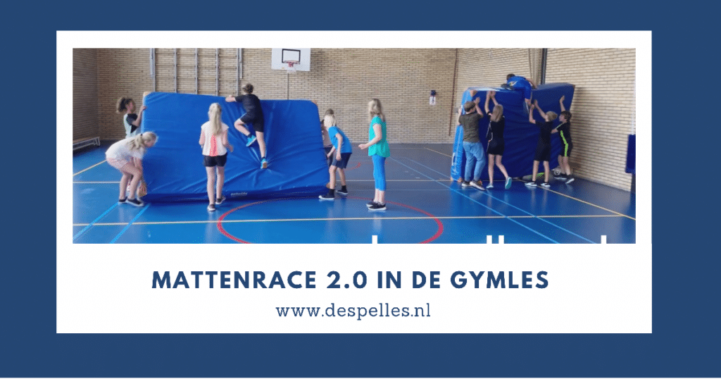 Mattenrace 2.0 in de gymles (website)