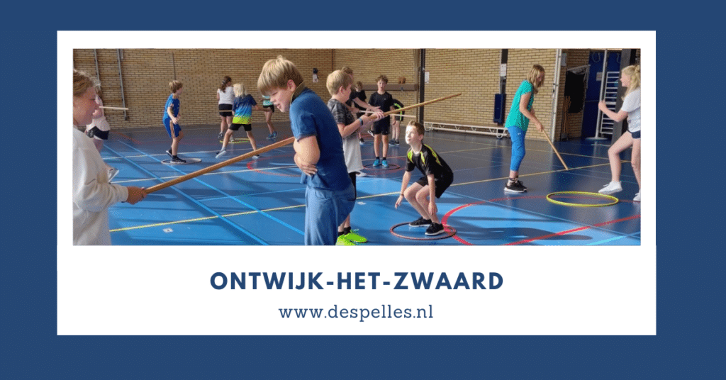 Ontwijk-het-zwaard in de gymles
