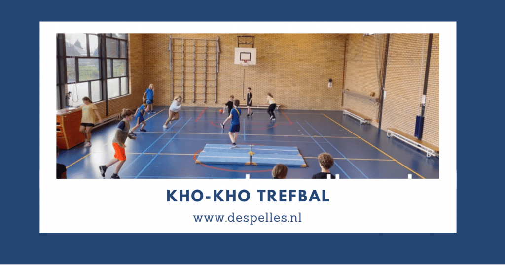Kho-Kho Trefbal in de gymles