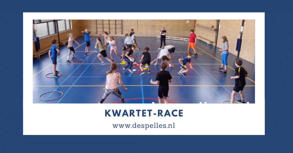 Kwartet-Race in de gymles
