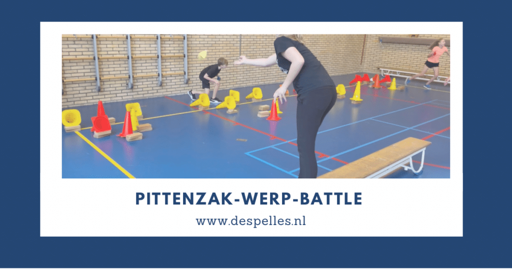 Pittenzak werk battle in de gymles