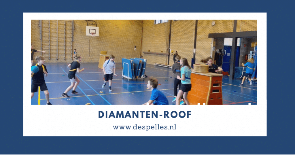 Diamanten-Roof in de gymles