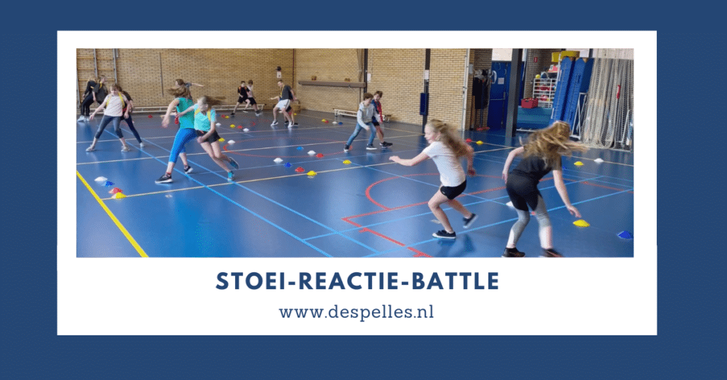 Stoei-Reactie-Battle in de gymles