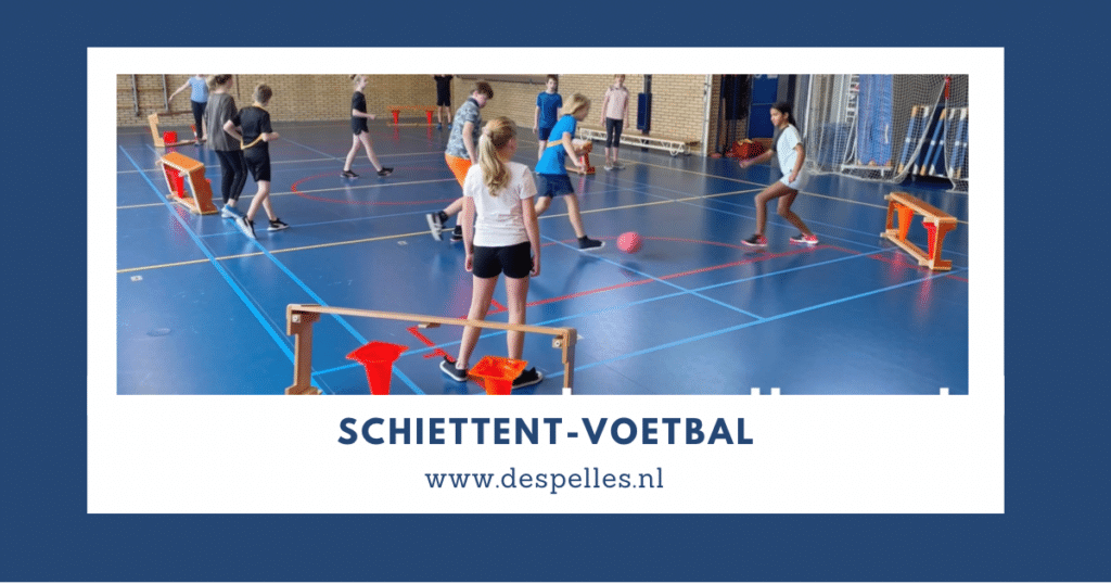 Schiettent-Voetbal in de gymles