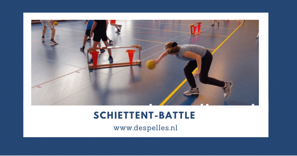 Schiettent-Battle in de gymles