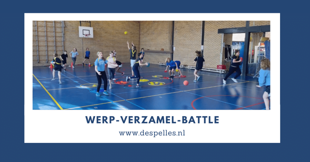 Werp-Verzamel-Battle in de gymles
