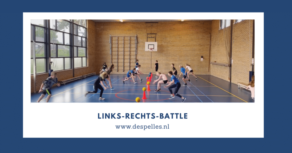Links-Rechts-Battle in de gymles
