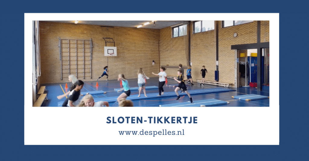 Sloten-Tikkertje in de gymles